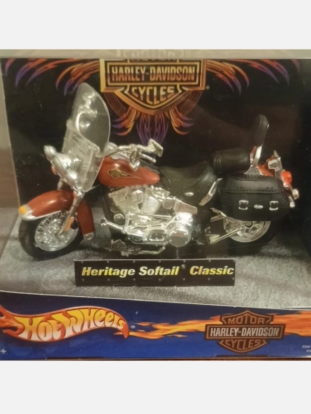 Harley-Davidson, Hot Wheels Collaboration Heritage Softail  Toy Motorcycle